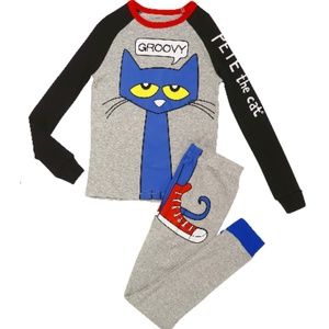 Pete the Cat XS (4/5) boy's pajama set